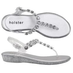 Sandals | Wedges^holster AmalfiWedge- ClearGlitter