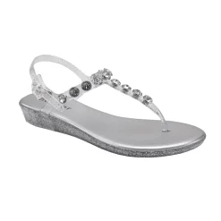 Sandals | Wedges^holster AmalfiWedge- ClearGlitter
