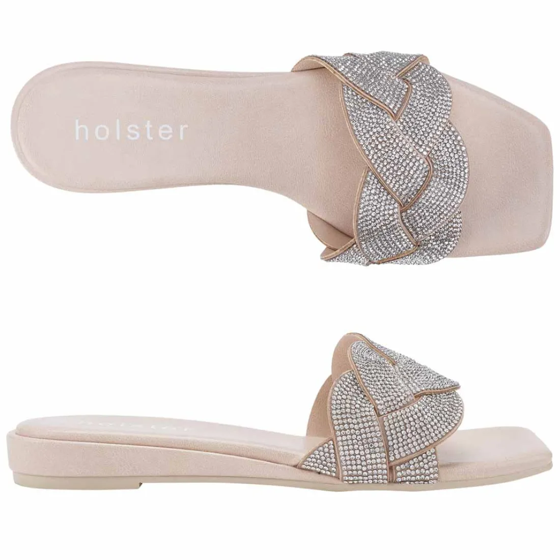 Slides | Sandals^holster AnastasiaLowWedgeBundle- Beige/Black