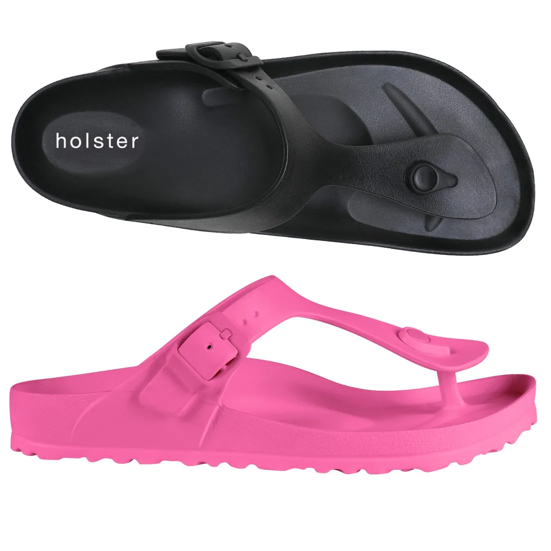 Slides | Sandals^holster CoastalBundle- Black/HotPink