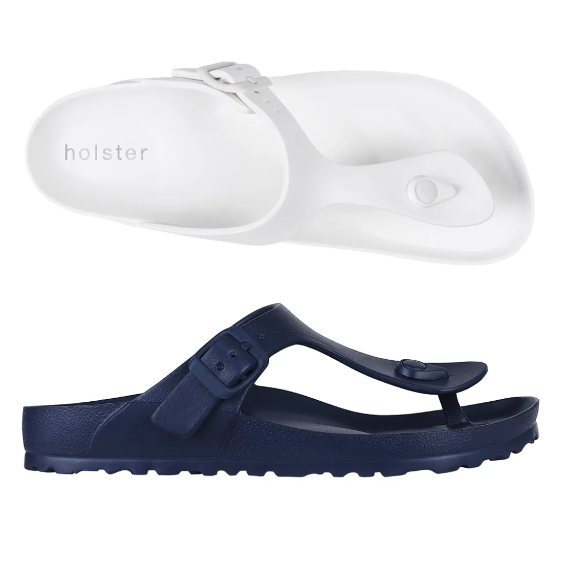 Adults | Slides^holster CoastalBundle- White/MidnightBlue