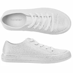 Canvas & Sneakers | Flats^holster Connie- WhiteGlitter