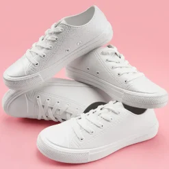 Canvas & Sneakers | Flats^holster Connie- WhiteGlitter