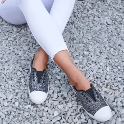 Canvas & Sneakers | Flats^holster Diaz&LuluBundle-BlackSilver/Leopard