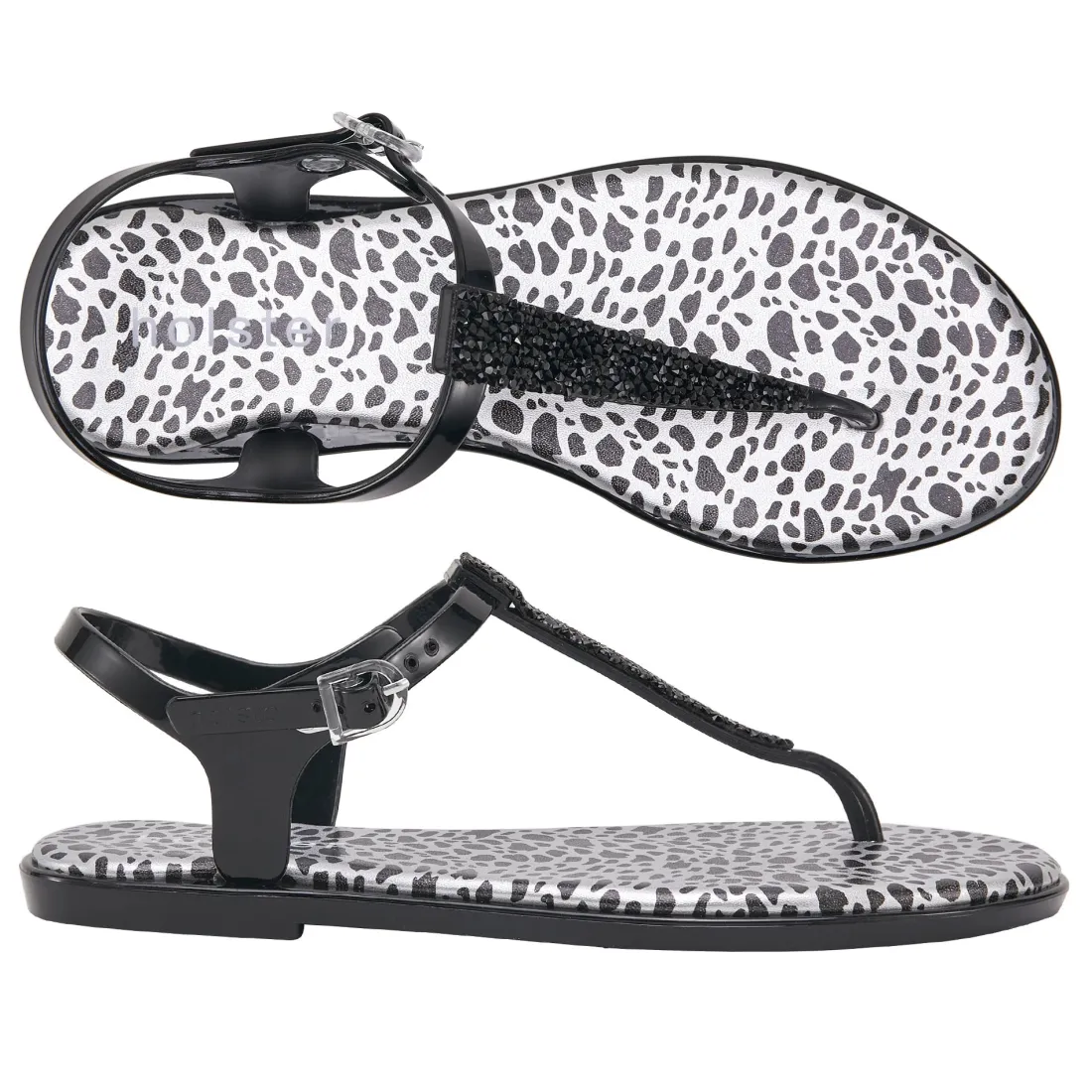 Sandals | Flats^holster Feline- Black