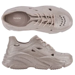 Canvas & Sneakers | Flats^holster FierceBundle- White/BeigeGlitter
