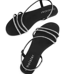 Slides | Sandals^holster Geneva&TianaBundle- Black/Beige