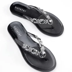 Sandals | Flats^holster GlamBundle- Black/ClearGraphite
