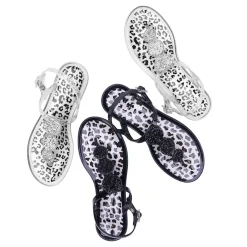 Sandals^holster Glamorize- Clear