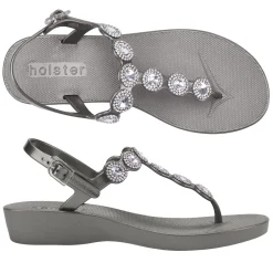Sandals | Wedges^holster GorgeousWedge- Pewter
