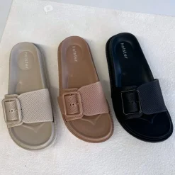 Slides | Sandals^holster Laze- Black