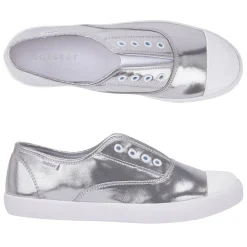 Canvas & Sneakers | Flats^holster Lulu- Silver