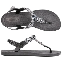 Sandals | Flats^holster Mykonos- Black