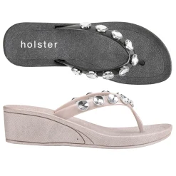 Sandals | Wedges^holster NeptuneWedgeBundle- Black/Champagne
