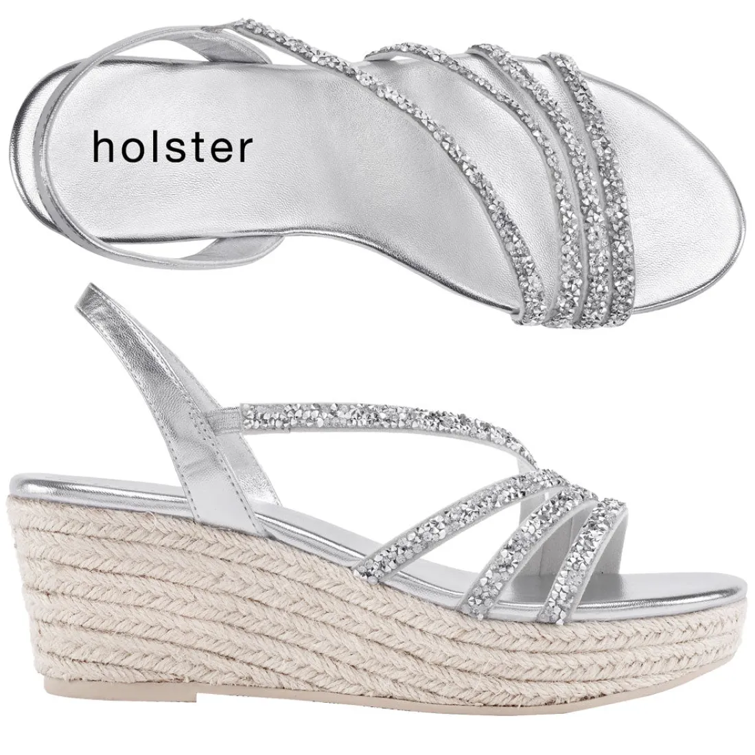 Espadrilles | Sandals^holster PartyEspadrille- Silver