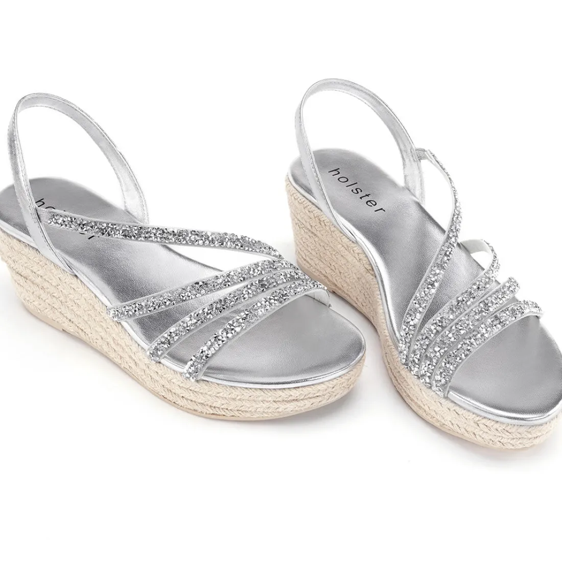 Espadrilles | Sandals^holster PartyEspadrille- Silver