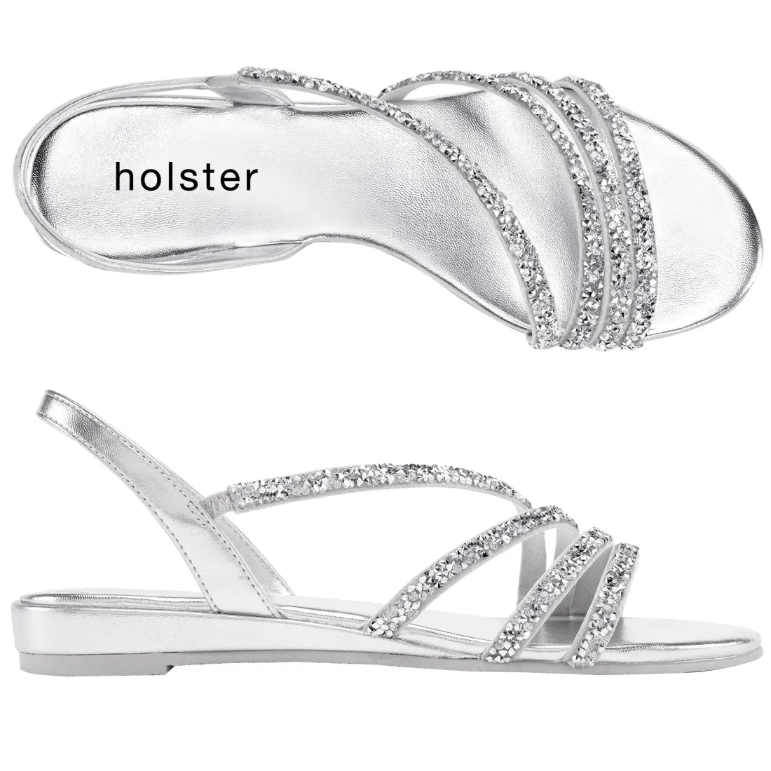 Sandals | Wedges^holster PartyLowWedge- Silver