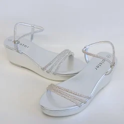 Sandals | Wedges^holster RevelWedge&BeautyEspadrilleBundle- Silver/Beige