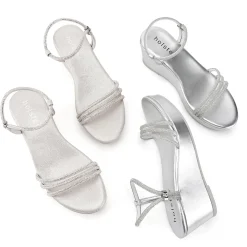 Sandals | Wedges^holster RevelWedgeBundle- LightGold/Silver
