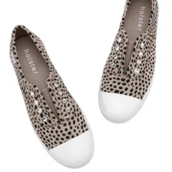 Canvas & Sneakers | Flats^holster RubyBundle- TanCheetah/White