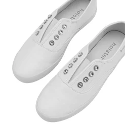 Canvas & Sneakers | Flats^holster Ruby- White