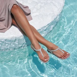 Sandals | Flats^holster Shari- Champagne