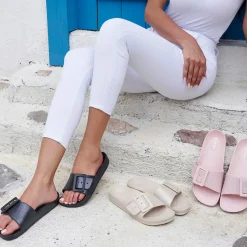 Slides | Sandals^holster SolaceGlitter- BlackGlitter