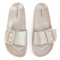 Slides | Sandals^holster Solace- SandMetallic