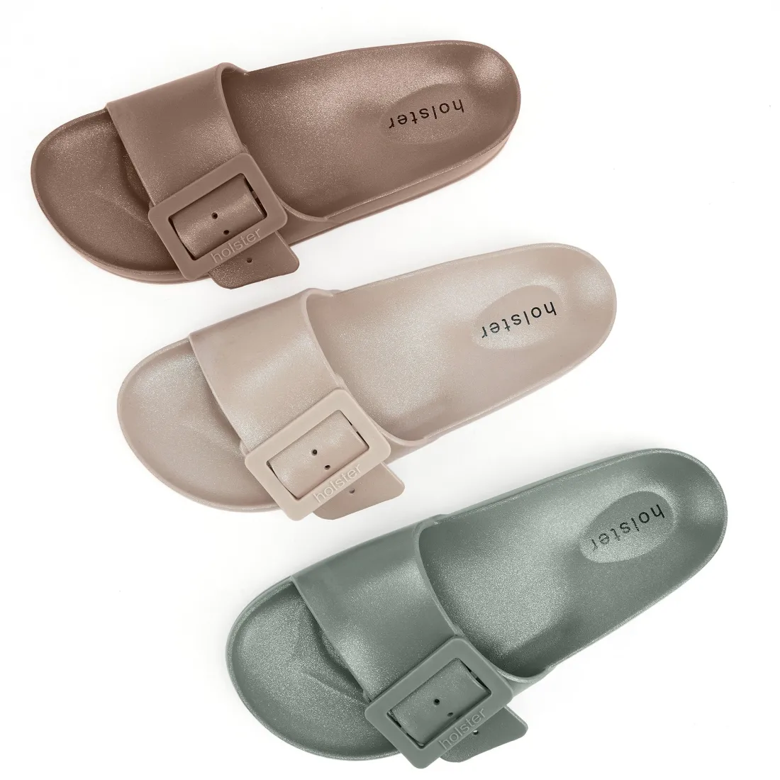 Slides | Sandals^holster Solace- SeagrassMetallic