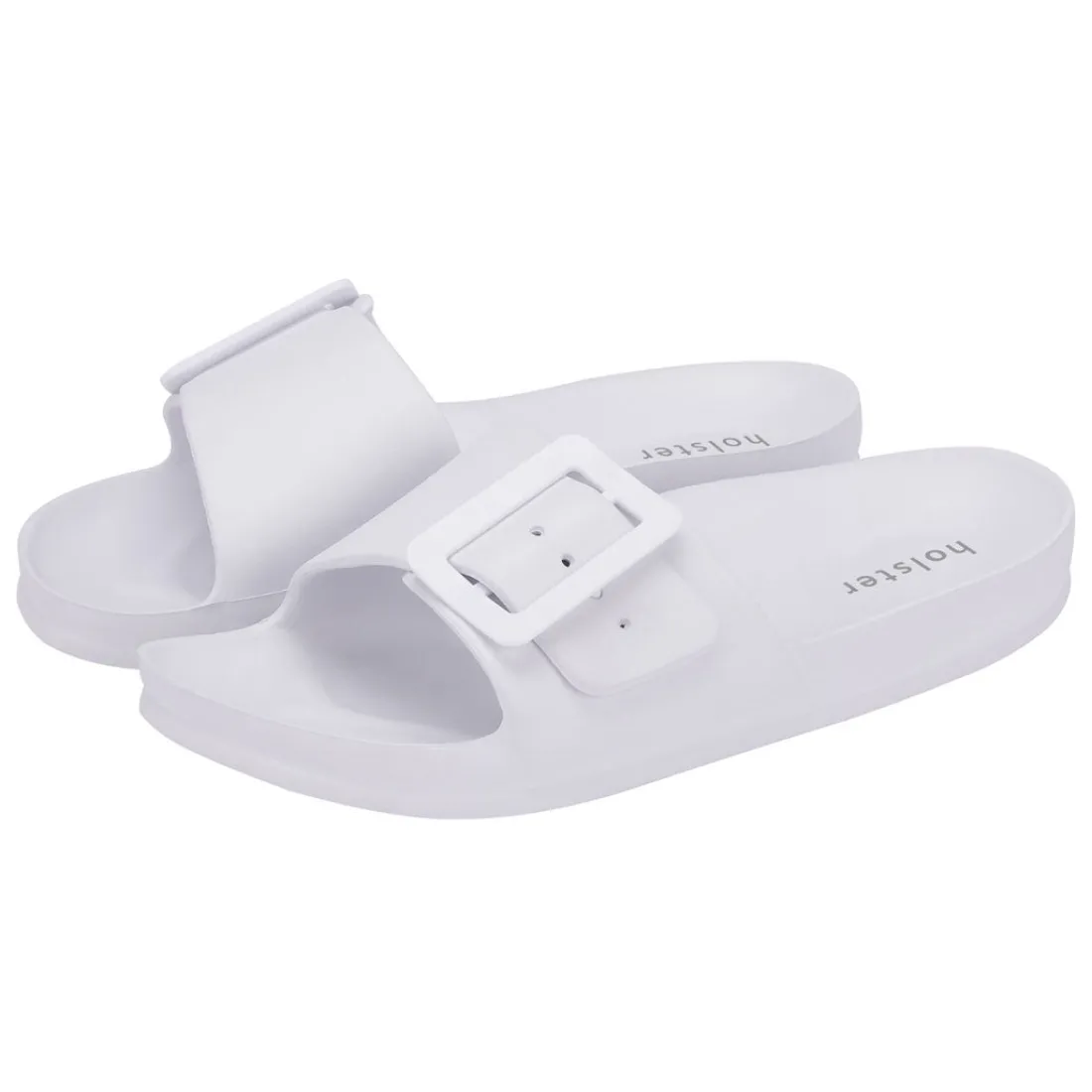 Slides | Sandals^holster Solace- White