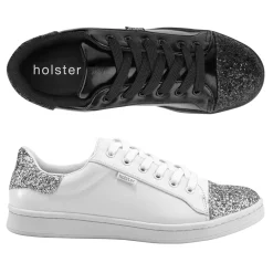 Canvas & Sneakers | Flats^holster StardustBundle- Black-Black/White