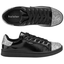 Canvas & Sneakers | Flats^holster StardustBundle- Black-Silver/Champagne