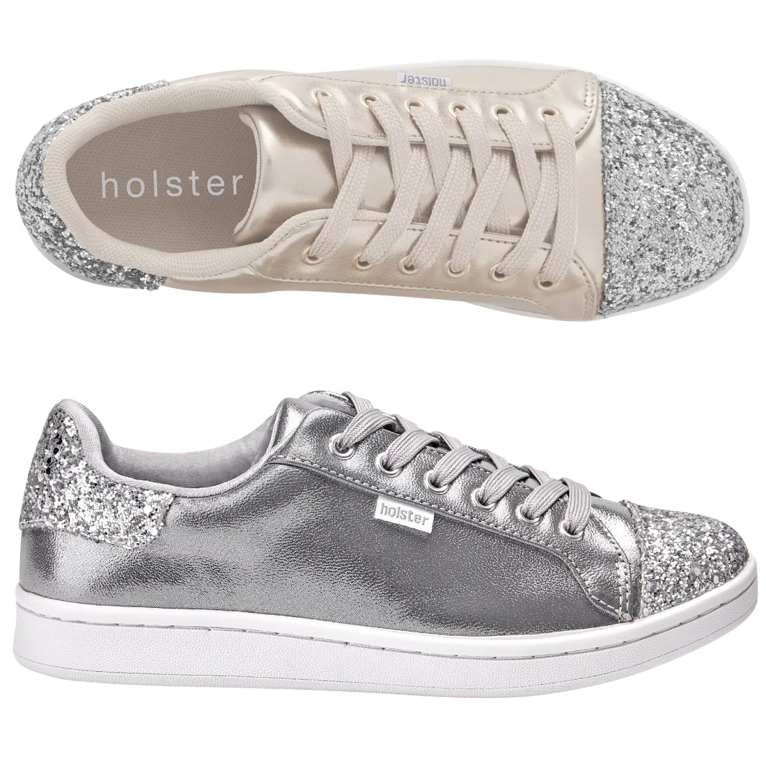 Canvas & Sneakers^holster StardustBundle- Champagne/Pewter