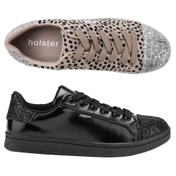 Canvas & Sneakers^holster StardustBundle- TanCheetah/Black-Black