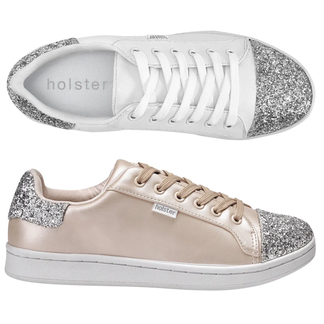 Canvas & Sneakers | Flats^holster StardustBundle- White/Beige