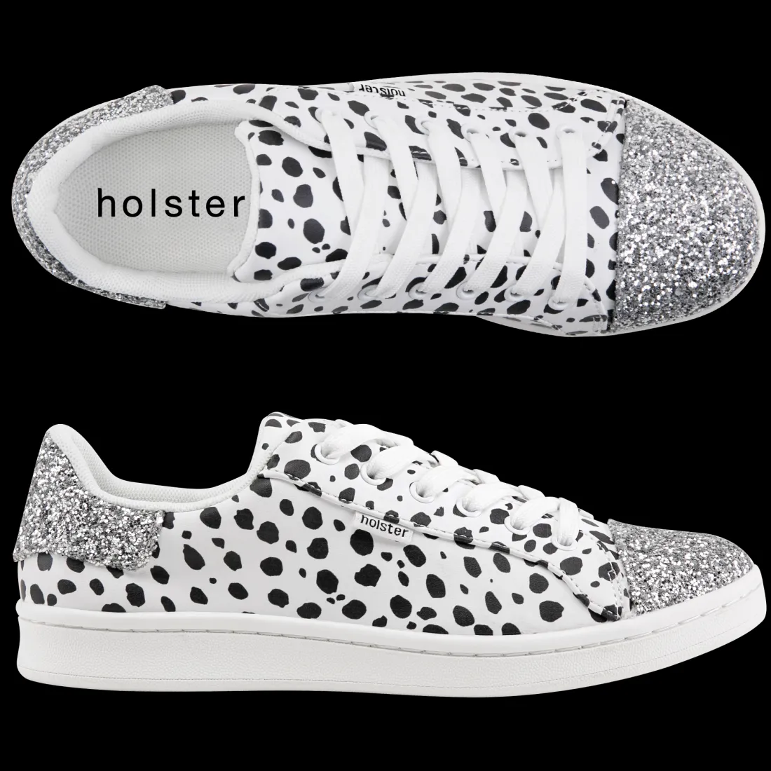 Canvas & Sneakers | Flats^holster StardustBundle- White/Cheetah