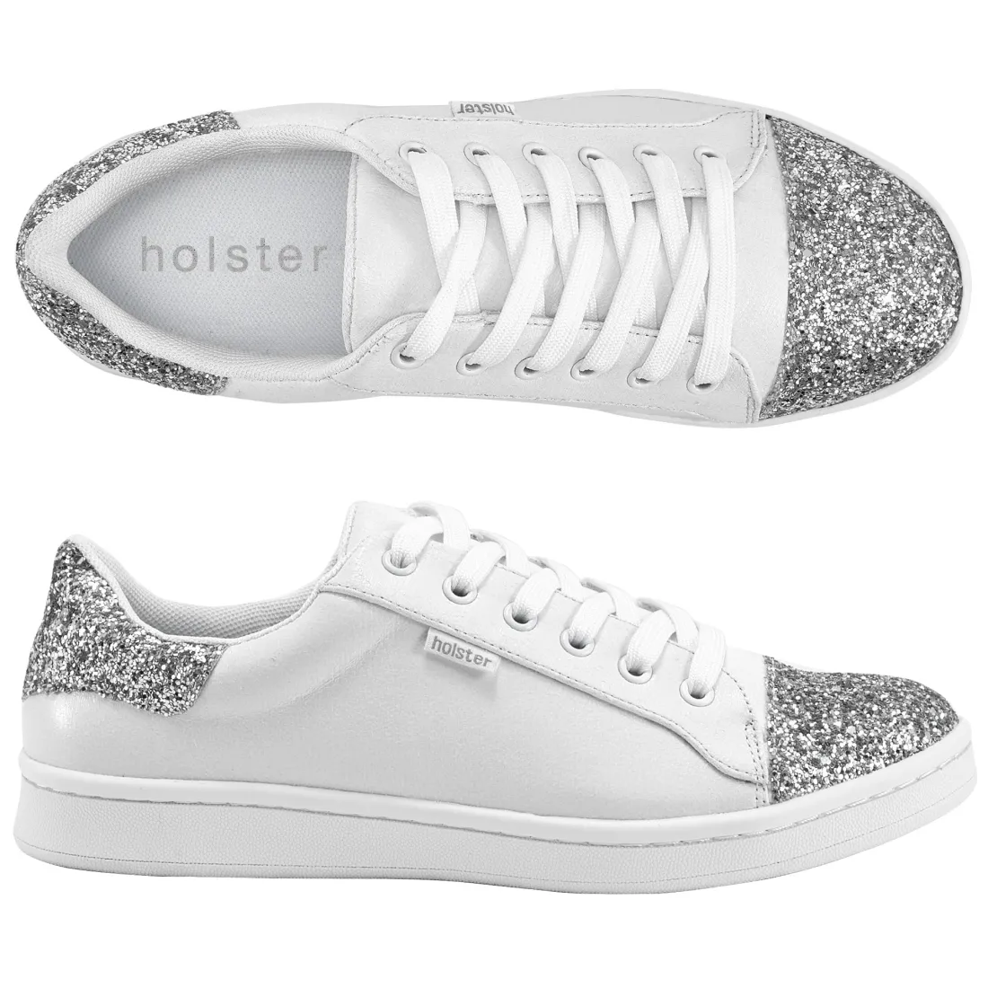 Canvas & Sneakers | Flats^holster StardustBundle- White/HotPink