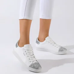 Canvas & Sneakers | Flats^holster StardustBundle- White/HotPink