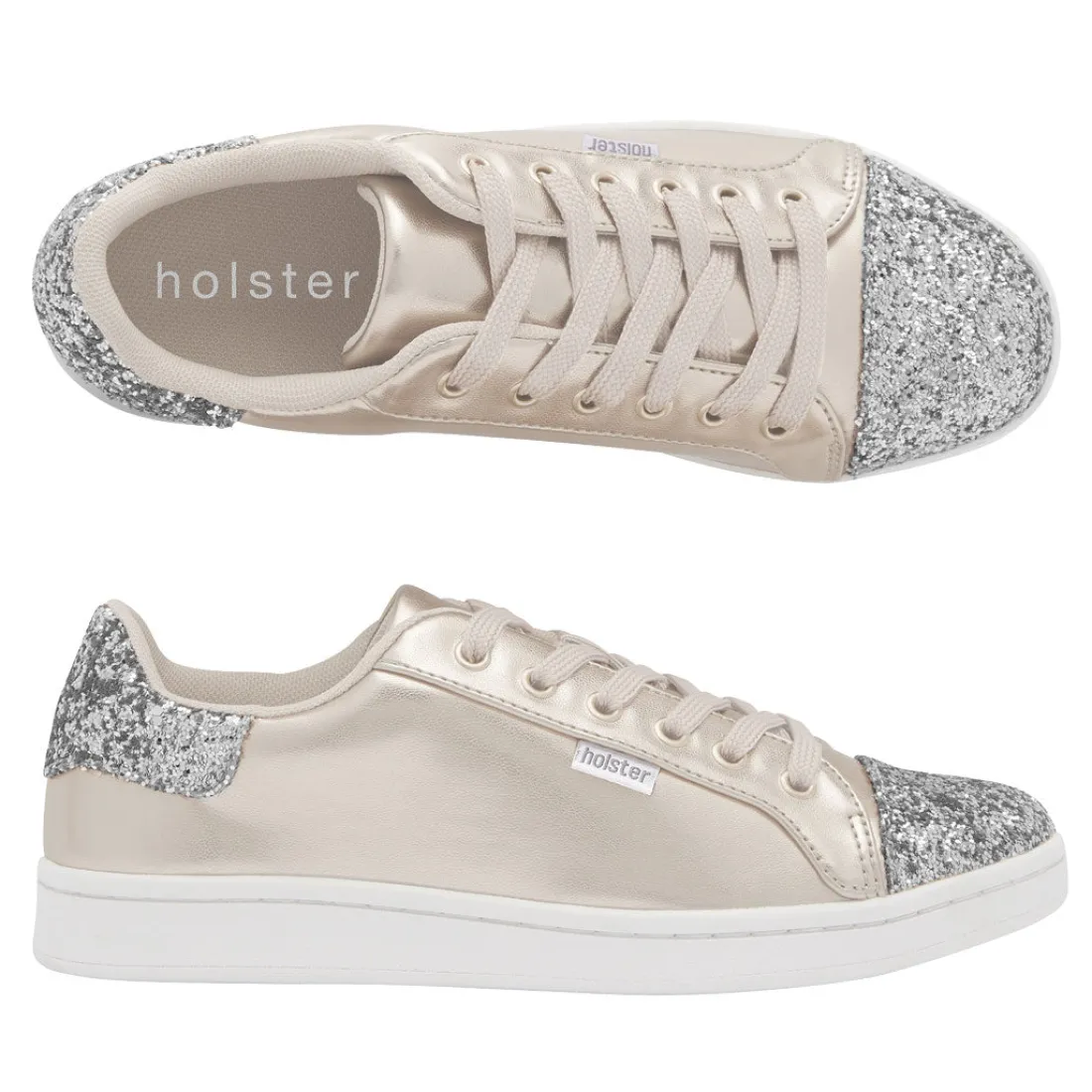 Flats^holster Stardust- Champagne