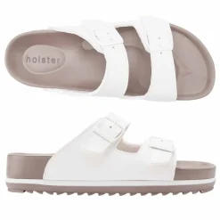 Slides | Sandals^holster StrideBundle- Silver/White