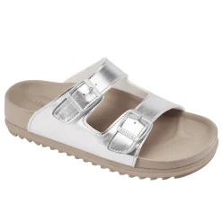 Slides | Sandals^holster StrideBundle- Silver/White