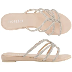 Slides | Sandals^holster SundanceLowWedge- Beige