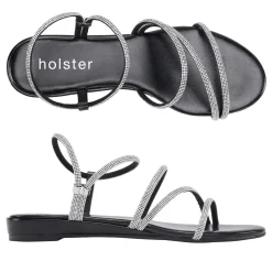 Slides | Sandals^holster SundanceLowWedge&VivaLowWedgeBundle- Beige/Black