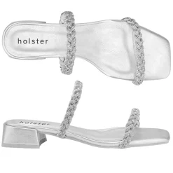 Slides | Sandals^holster TianaHeel- Silver