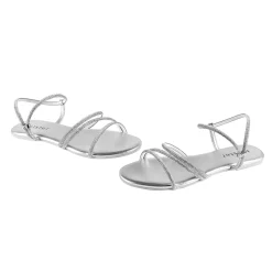 Sandals | Flats^holster Viva- Silver