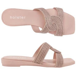 Slides | Sandals^holster ZaraLowWedge- Tan